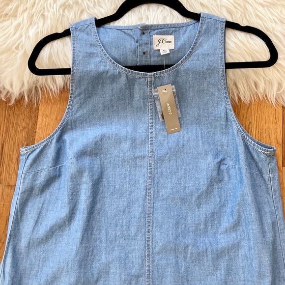 J. Crew Chambray Shift Dress - Picture 7 of 10
